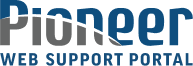 Pioneer Web Support Portal